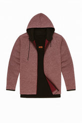 Mens maroon zipper