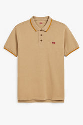 Men’s Light brown double shade polo Tee