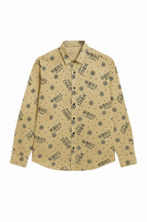 Men’s Imported Elite Compass Velvet Emboss Casual Shirt