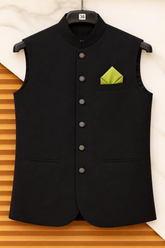Men’s Black Sutting Waistcoat
