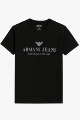 Men’s black Armani Tee