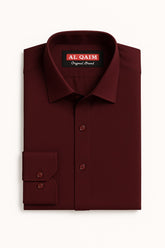 Men Mahroon Formal shirt