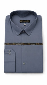 Men’s Steel Blue Formal Shirt (Last Chance)