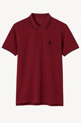 Men’s Mahroon Oversized polo Tee
