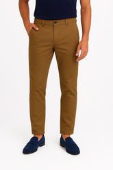 Men’s Caramel brown Cotton Pant