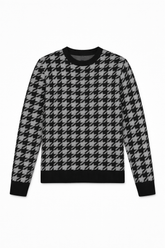 Mens gray and black pattern sweater (Last Chance)