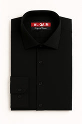 MENS BLACK FORMAL SHIRT