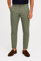 Men’s Olive green Cotton Pant