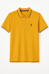 Men’s Mustard Oversized polo Tee