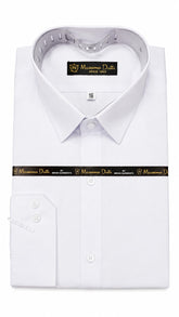 Men’s plain White Formal Shirt (Last Chance)