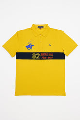 Men’s Yellow Embroided Polo Tee