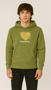 Men’s Repairing Heart Fleece Hood