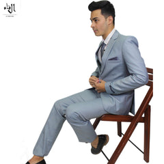 Men’s steel gray 3 piece