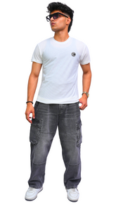 Men's tommy textured white Imported T-Shirt