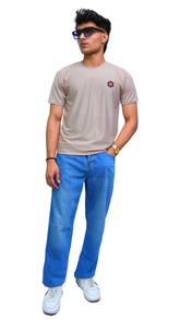 Men's adidas textured beige Imported T-shirt