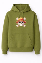Men’s Straw Hat Luffy Fleece Hood