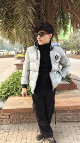 Men's gray shaded double sided imported jacket