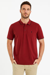 Men’s Mahroon Oversized polo Tee