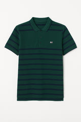 Men’s Tommy Bottle green and Blue Linning Polo Tee