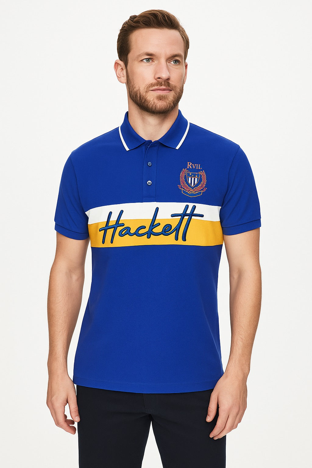 Men’s Royal Blue Hacket Polo Tee