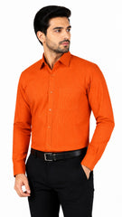 Men’s Orange Lining Formal Shirt