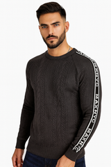 Men  wool sweater gray