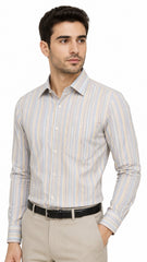 Men’s Light Blue Stripe Formal Shirt