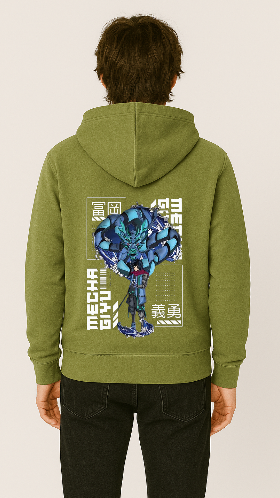 Men’s Mecha Guy Fleece Hood