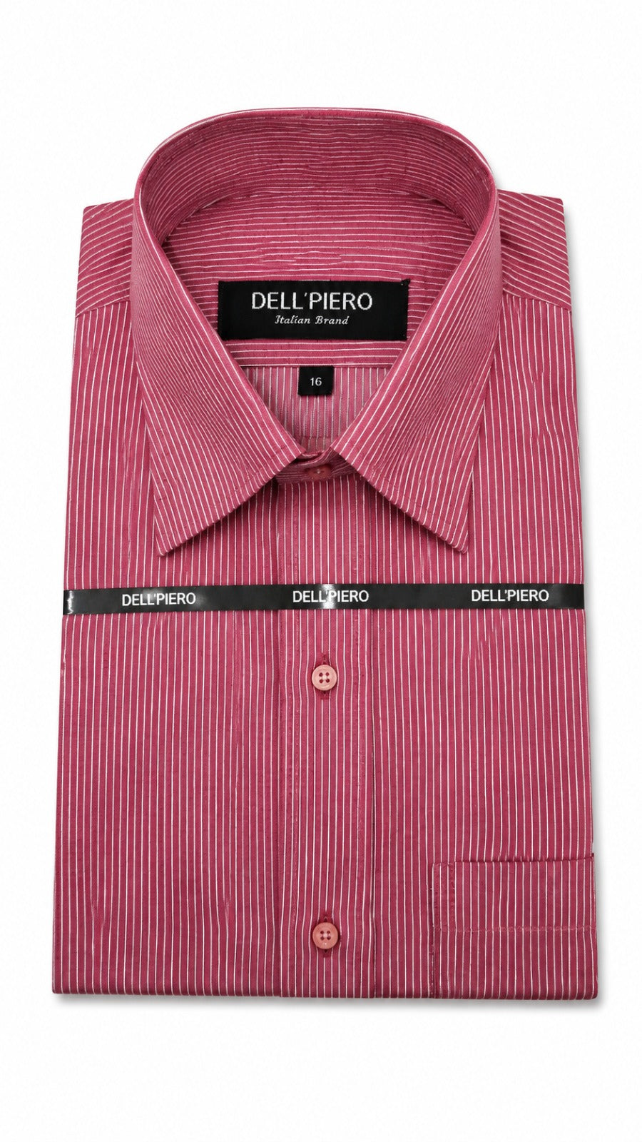 Men’s Maroon Stripe Formal Shirt