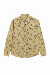 Men’s Imported Elite Compass Velvet Emboss Casual Shirt