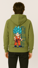 Men’s Super Saiyan Blue Fleece Hood