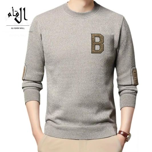 Men’s Gray B imported sweater