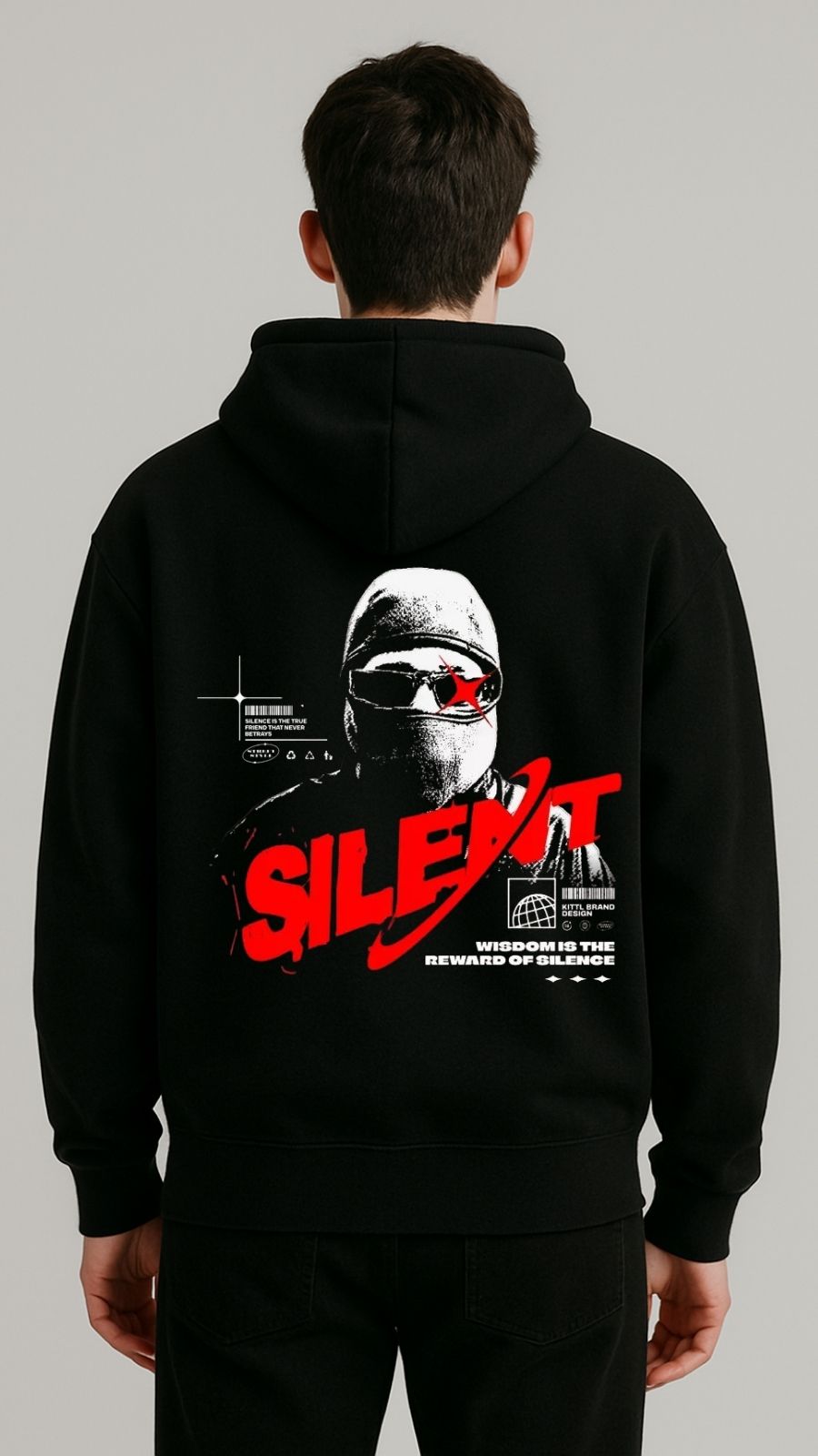 Men’s Silent Fleece Hood