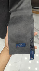 Men's black textured 3 piece