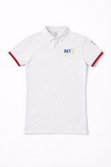 Mens white polo shirt