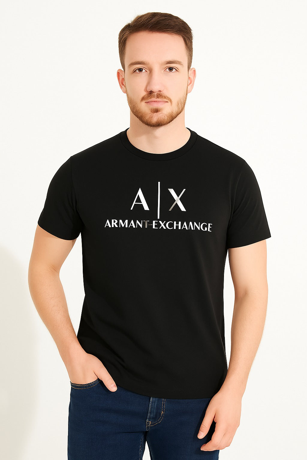 Men’s Black Armani Tee