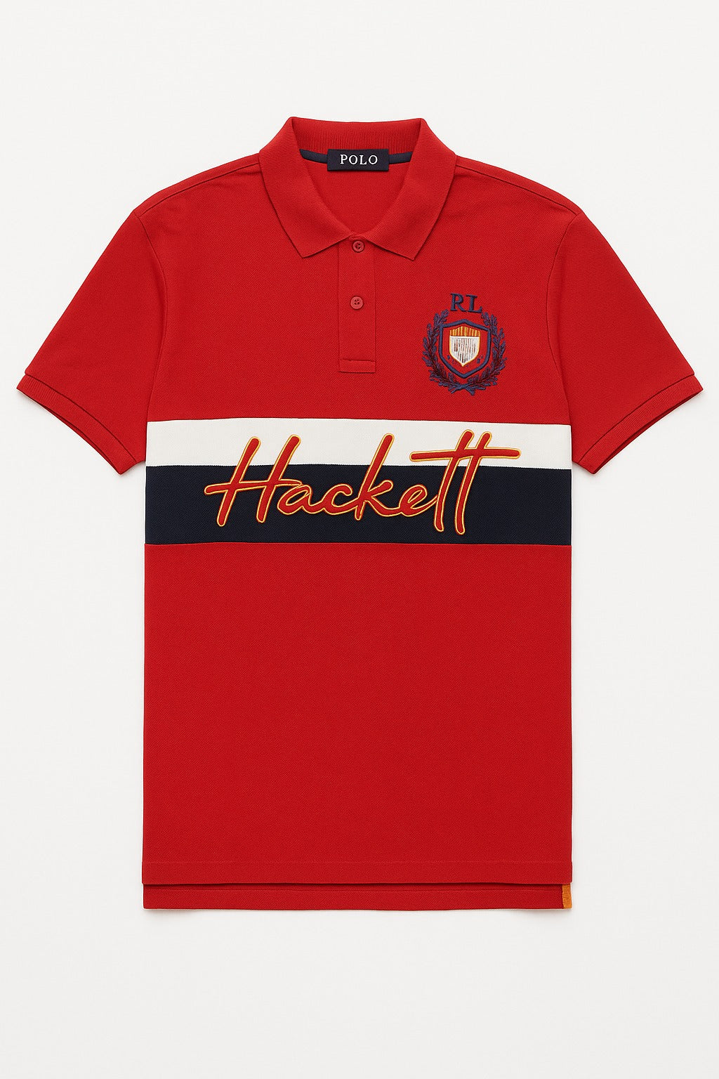 Men’s red Hacket Polo Tee