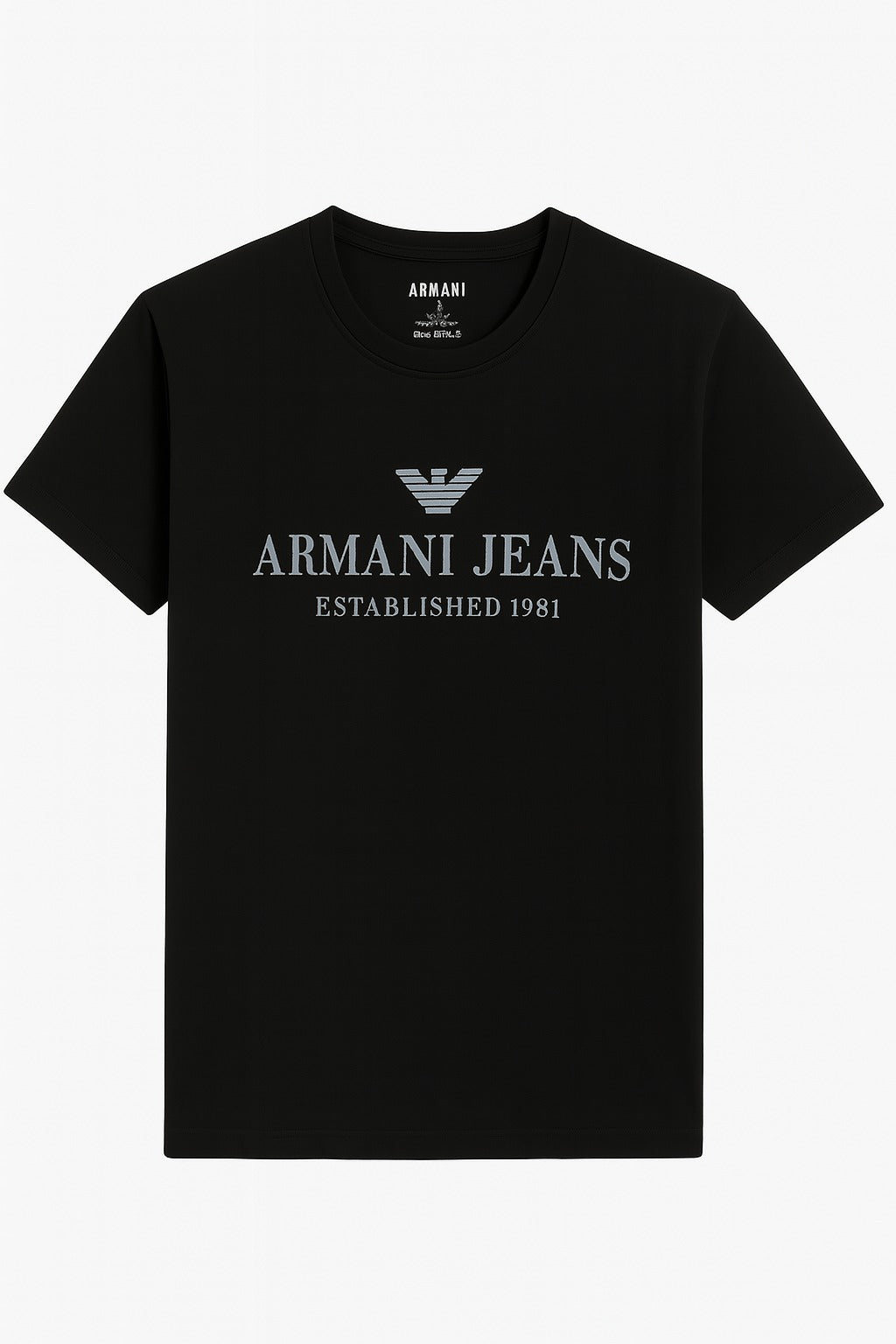 Men’s black Armani Tee