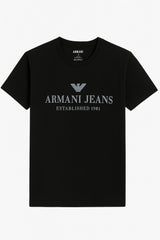 Men’s black Armani Tee