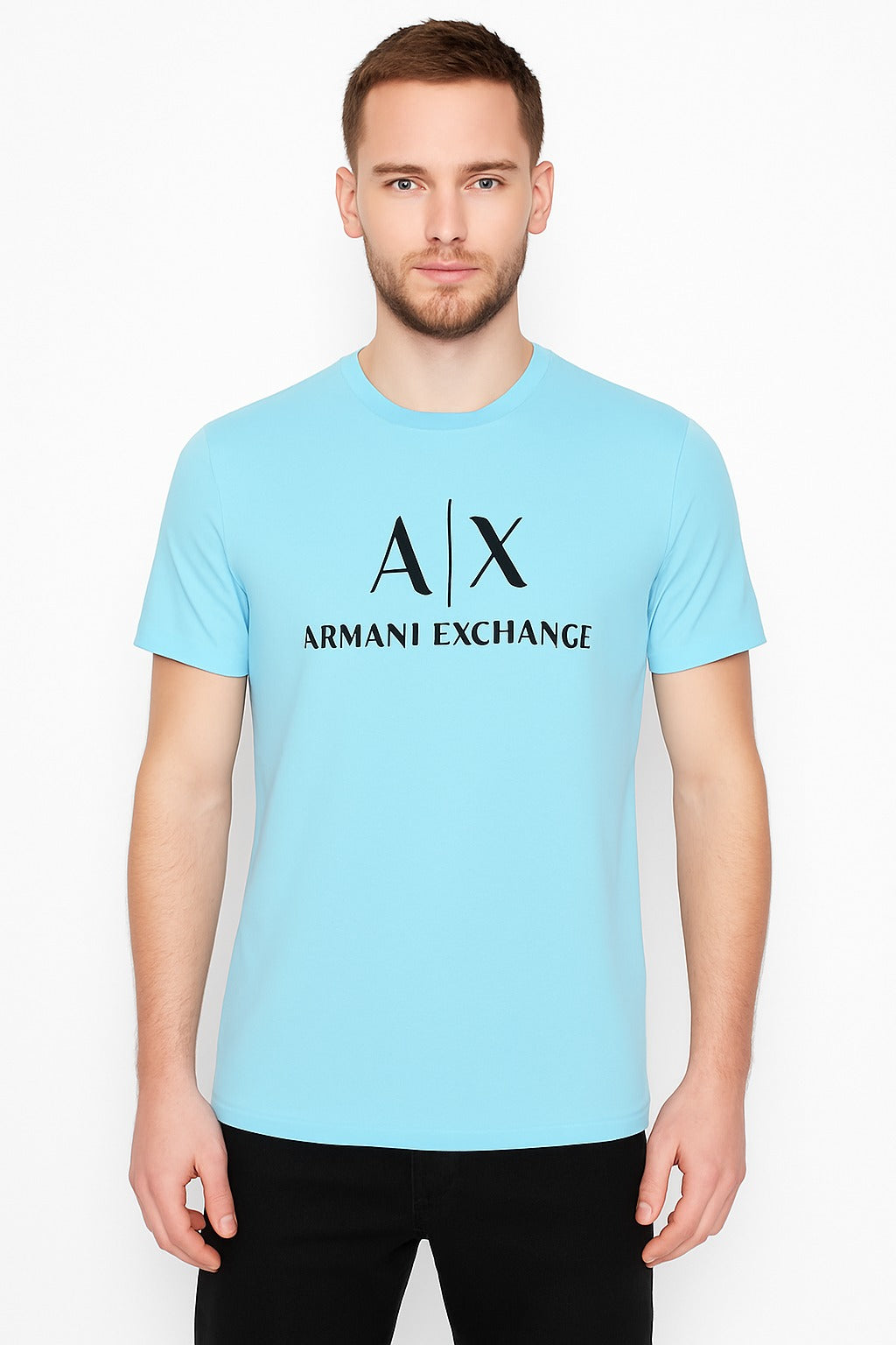 Men’s sky blue Armani Tee