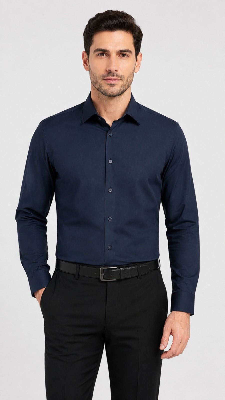 Men’s dark blue Formal Shirt