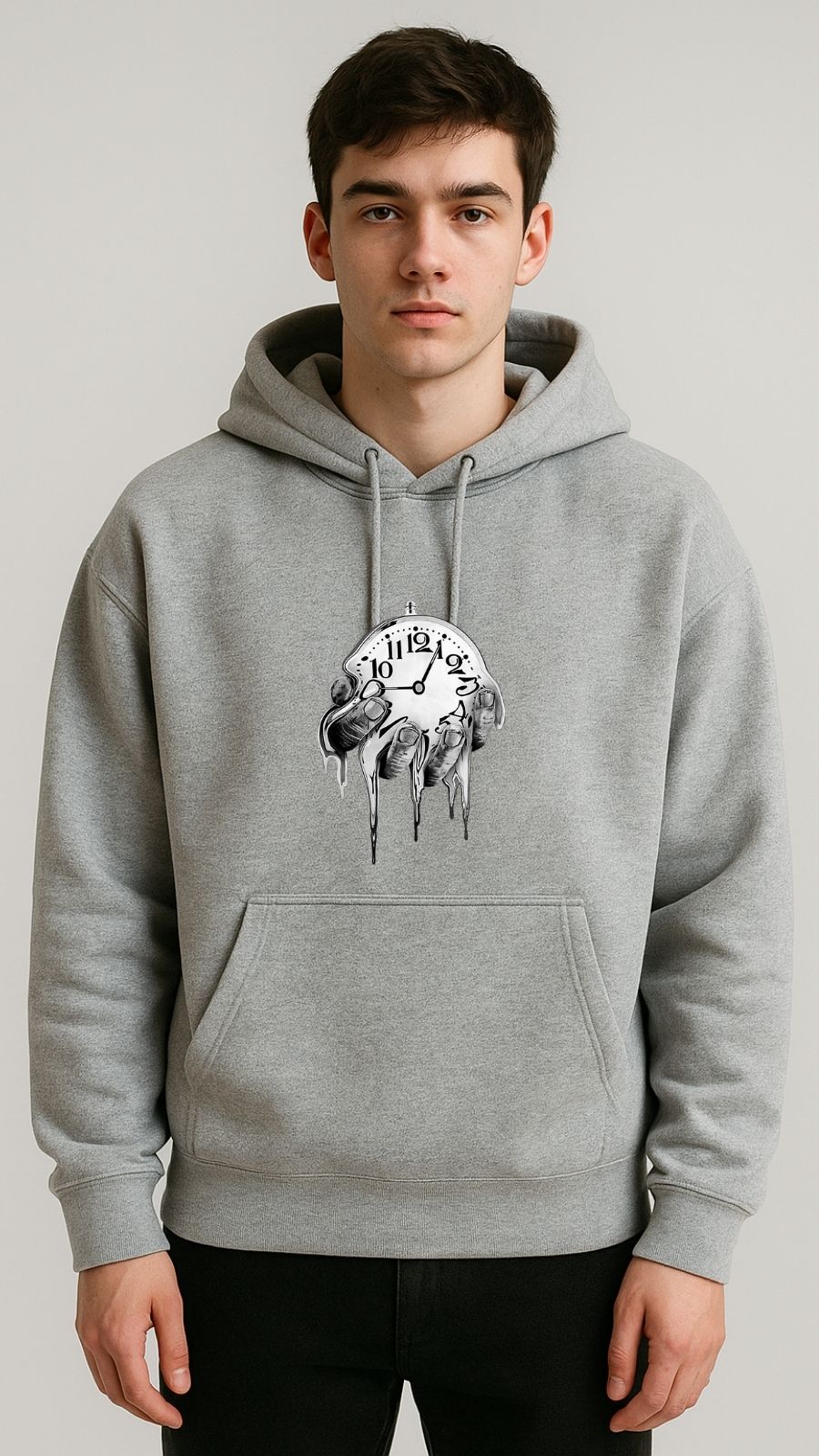 Men’s Don’t Waste Your Time Fleece Hood