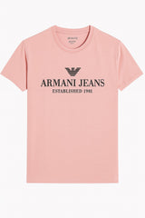 Men’s pale pink Armani Tee
