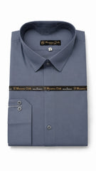 Men’s Steel Blue Formal Shirt
