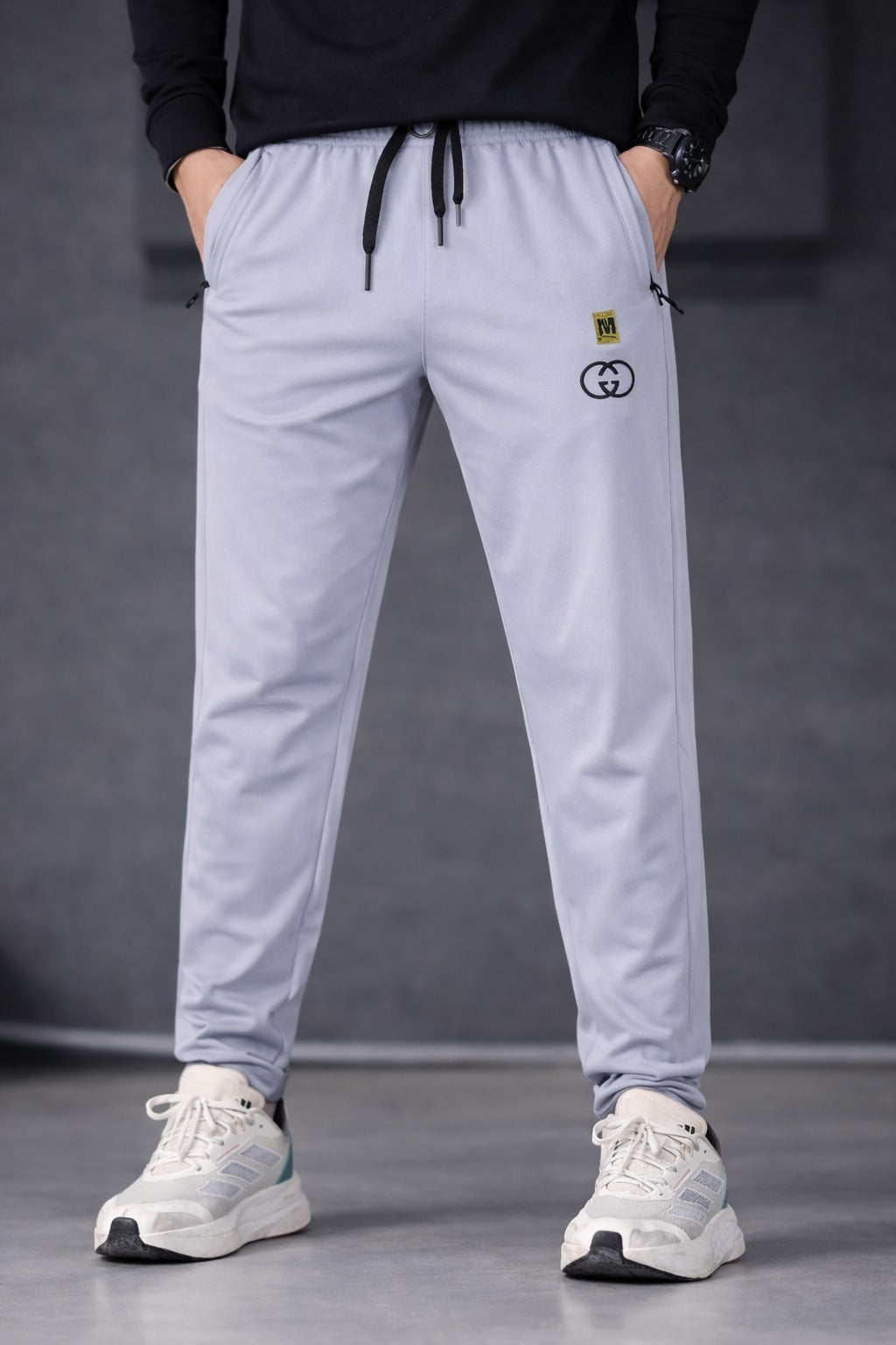 Men’s  Light Grey Activewear Trouser