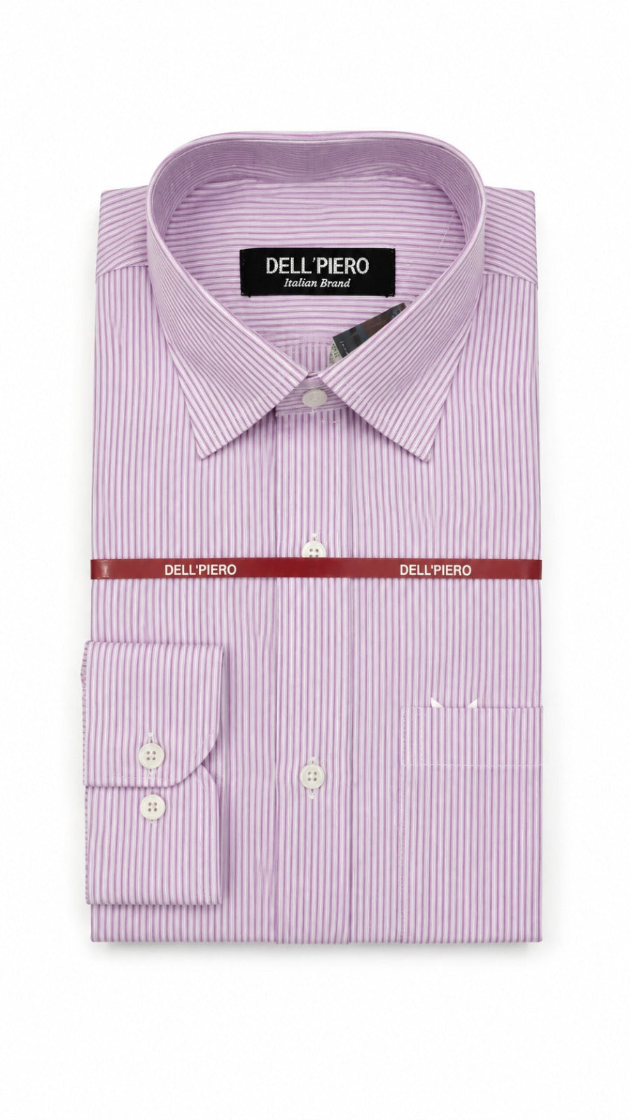 Men’s Light Purple & White Stripe Formal Shirt