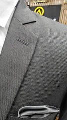 Men's black textured 3 piece
