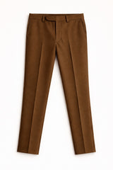 Men Coffee Brown formal pant