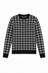 Mens gray and black pattern sweater (Last Chance)