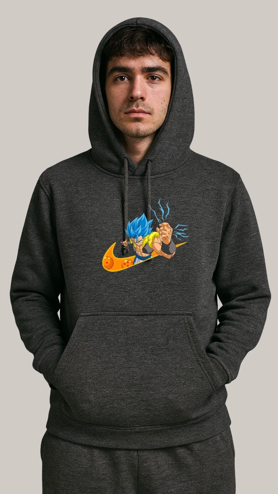 Men’s Super Saiyan Goku Fleece Hood